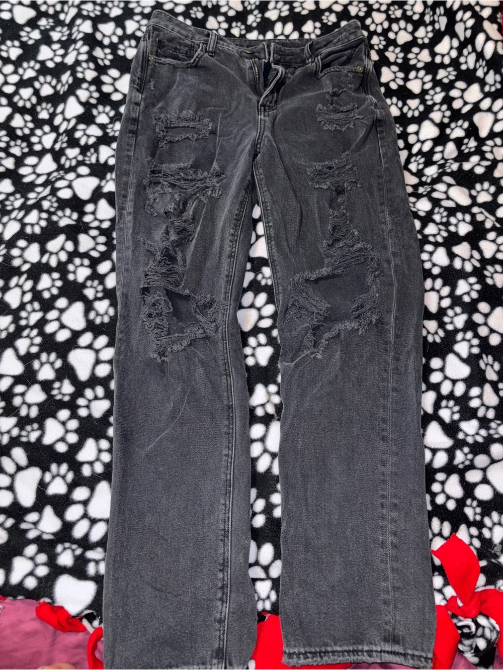 American Eagle ripped jeans